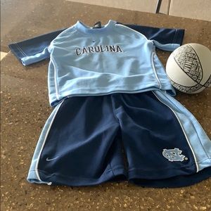 Nike UNC 2pc Short/Shirt Set